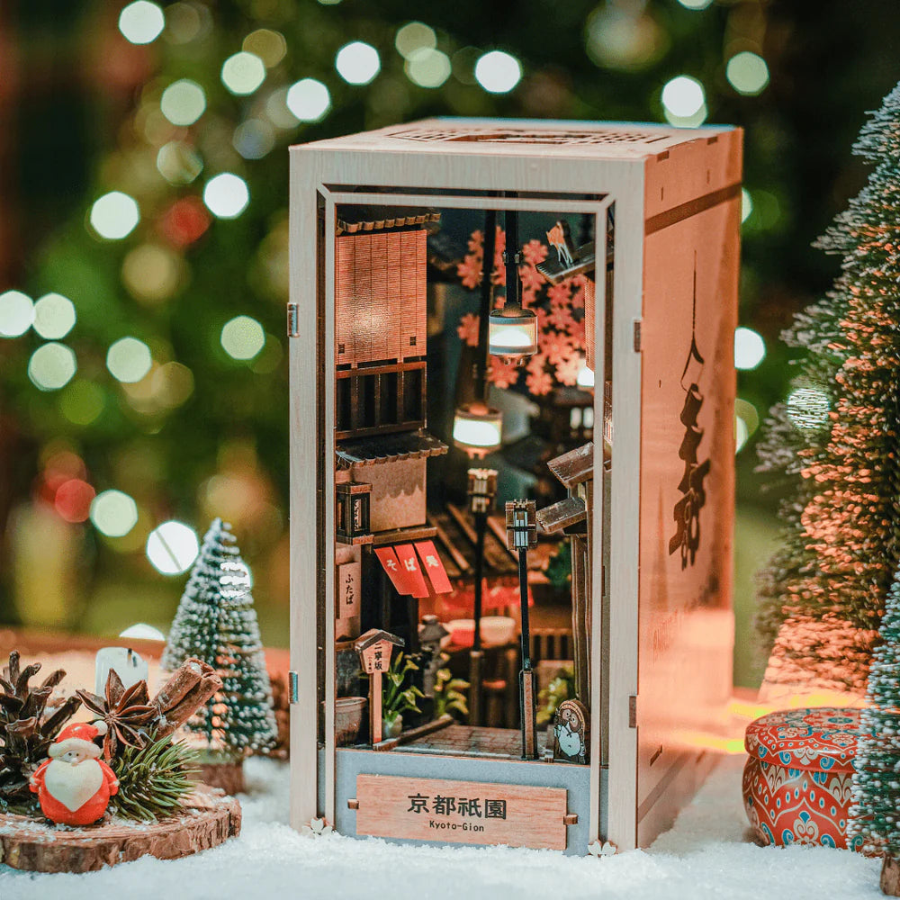 Kit de Construcción Kioto – Escena en Miniatura del Barrio de Gion